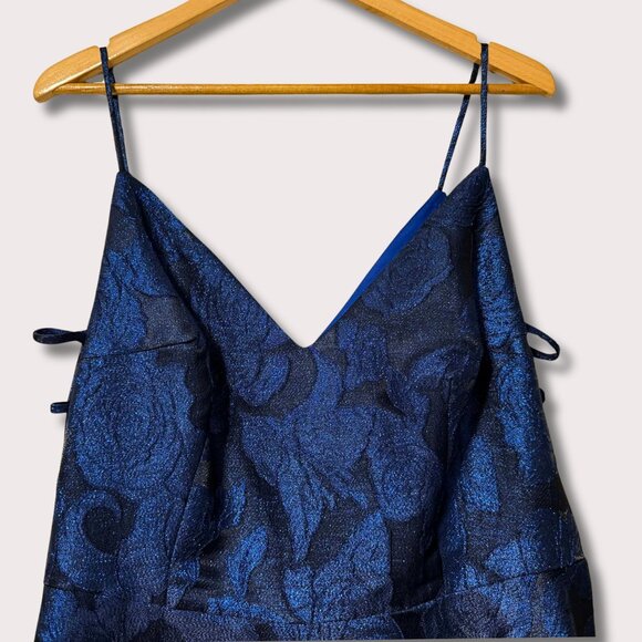 Jules & Cleo David’s Bridal Jacquard A-Line Mini Dress Size 18 | Holiday Party - Picture 3 of 7